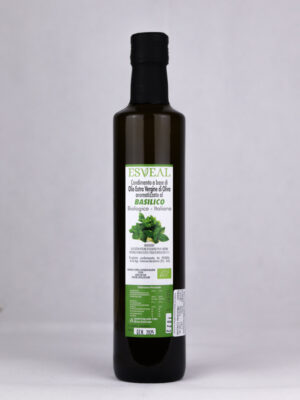 Condimento a base di Olio EVO bio al Basilico bio 500ml - ESVEAL