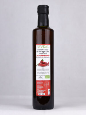 Condimento a base di Olio EVO bio al Peperoncino bio 500ml - ESVEAL