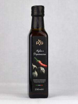 Condimento a base di Olio EVO all'Aglio e Peperoncino 250ml - P.O.G.