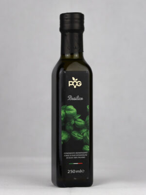 Condimento a base di Olio EVO al Basilico 250ml - P.O.G.