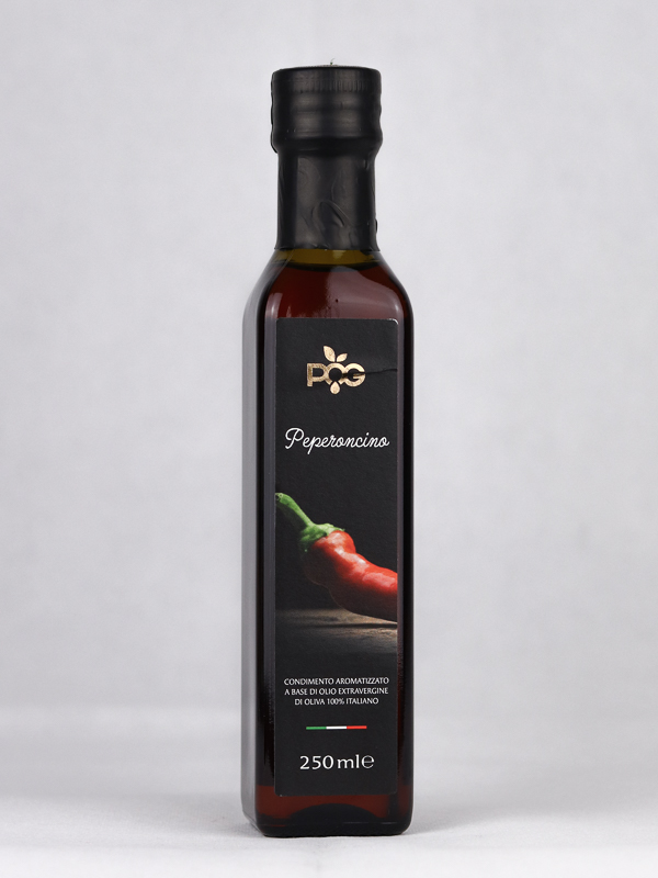 Condimento a base di Olio EVO al Peperoncino 250ml - P.O.G.