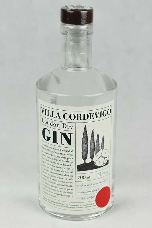 London Dry Gin 750ml - Villa Cordevigo