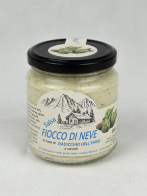 Salsa Fiocco di Neve a base di Radicchio dell'Orso e Carciofi 280g - Mario Masé