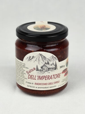 Salsa dell'Imperatore a base di Radicchio dell'Orso, Pomodori Secchi e Speck 300g - Mario Masé